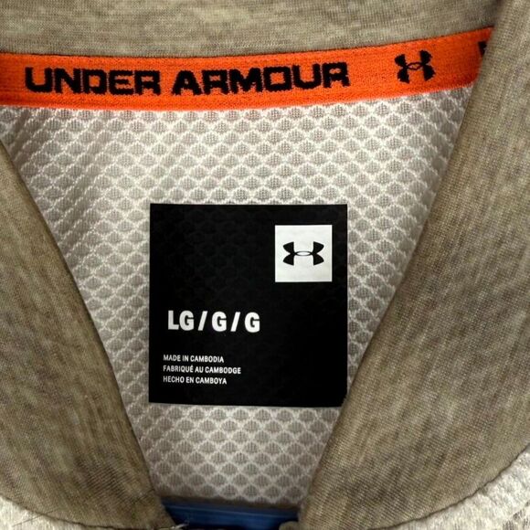 Under Armour Tan‎ and Pink Runner Vest Mens Size L - Picture 2 of 11